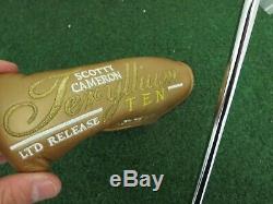 Scotty Cameron Limited Release Teryllium Ten Newport 2.5 34 putter withheadcover