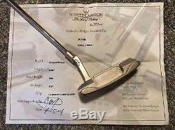 Scotty Cameron Mil Spec 350g Carbon with build sheet 009 Circle T
