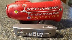 Scotty Cameron Newport 2 Centershaft Studio Stainless Prototype