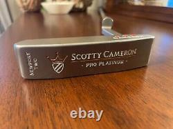 Scotty Cameron Newport 2 Pro Platinum RH 35 with Headcover