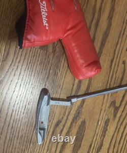 Scotty Cameron Newport Stainless Putter With Original Ping Tiger Grip Headcover