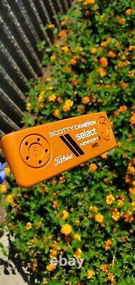 Scotty Cameron Orange Crush Super Select Newport 2 Mid 34.5 Super Stroke SS2R