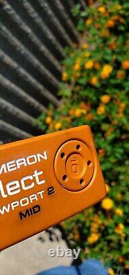 Scotty Cameron Orange Crush Super Select Newport 2 Mid 34.5 Super Stroke SS2R