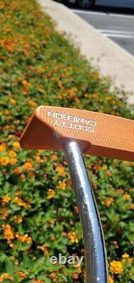 Scotty Cameron Orange Crush Super Select Newport 2 Mid 34.5 Super Stroke SS2R