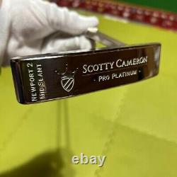 Scotty Cameron PRO PLATINUM Newport2 MID SLANT Putter 35inch