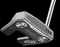 Scotty Cameron Phantom 5 Mallet Putter Golf Club Silver/Black/Red 35 w Cover