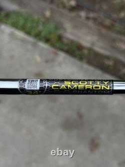 Scotty Cameron Phantom 7.2 Putter 34 Right-Handed with Headcover 2025 Model