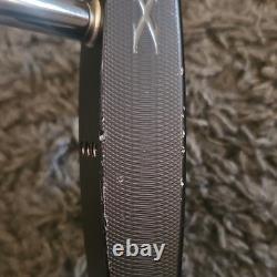 Scotty Cameron Phantom X 5.5 Mallet Putter RH Black/Silver with Yellow Headcover