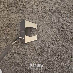 Scotty Cameron Phantom X 5.5 Mallet Putter RH Black/Silver with Yellow Headcover