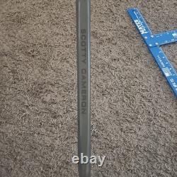 Scotty Cameron Phantom X 5.5 Mallet Putter RH Black/Silver with Yellow Headcover