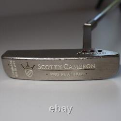Scotty Cameron Pro Platinum Coronado Mid Slant Putter RH with Headcover 35