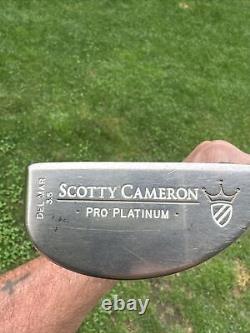 Scotty Cameron Pro Platinum Del Mar 3.5 35. Used Good Condition