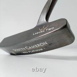 Scotty Cameron Pro Platinum Laguna Two Putter RH with Headcover 34.5