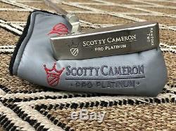 Scotty Cameron Pro Platinum Newport 2 LEFT LH Putter & New Grip -Great Condition
