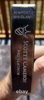Scotty Cameron Pro Platinum Newport 2 Mid Slant 35 Putter Golf Club Titleist
