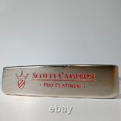 Scotty Cameron Pro Platinum Newport Mid Slant Putter RH with Headcover 34