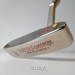 Scotty Cameron Pro Platinum Newport Mid Slant Putter RH with Headcover 34