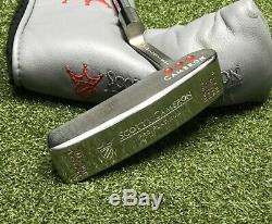 Scotty Cameron Pro Platinum Newport Mil-Spec 34 Putter with Matching Cover #2256