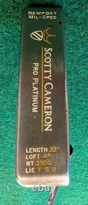 Scotty Cameron Pro Platinum Newport Mil Spec 350g 35 Used No Headcover