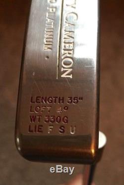 Scotty Cameron Pro Platinum Newport Mil Spec Putter, 35 inches