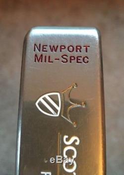 Scotty Cameron Pro Platinum Newport Mil Spec Putter, 35 inches