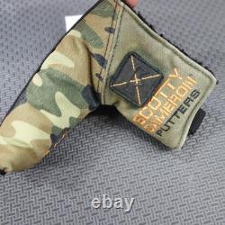 Scotty Cameron Putter AM&E Club Cameron Camo edition withtee holder RARE! 250822