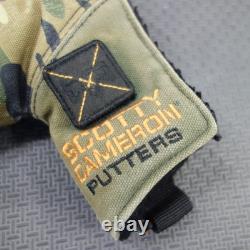 Scotty Cameron Putter AM&E Club Cameron Camo edition withtee holder RARE! 250822