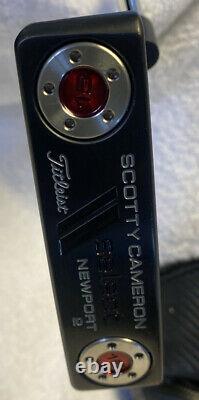 Scotty Cameron Putter Black Select Newport 2 LH34 With Original Headcover