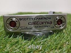 Scotty Cameron Putter CALIFORNIA MONTEREY 1.5 withHC RH 34in U23100301