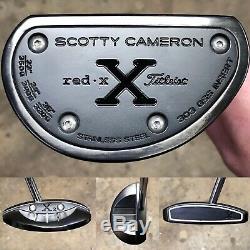 Scotty Cameron Red X2 Center Shaft Putter MINT GSS Xtreme Dark Finish AF