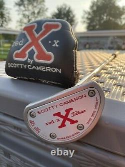Scotty Cameron Red X2 putter 35 Inch with Super Stroke Grip Center Shaft