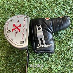 Scotty Cameron Red X Mallet Putter with Head cover & Divot Tool 34 Right Handed