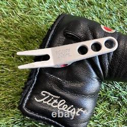 Scotty Cameron Red X Mallet Putter with Head cover & Divot Tool 34 Right Handed