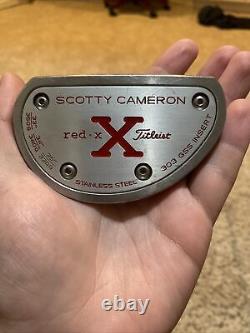 Scotty Cameron Red X Putter 33 inch Right Handed Great Condition Steel Shaft