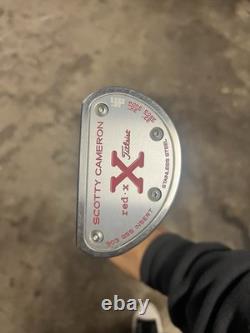 Scotty Cameron Red x Putter 35 Men's Left Handed with Head Cover Used