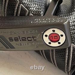 Scotty Cameron SELECT NEWPORT 2 Black Mist 2012-2013 34 Putter W / Headcover