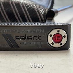 Scotty Cameron SELECT NEWPORT 2 Black Mist 2012-2013 34 Putter W / Headcover