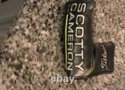 Scotty Cameron Select Newport 2 Putter black and silver insert with head cover