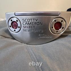 Scotty Cameron Select Newport 3 Mallet Putter Steel Shaft RH Silver Parts