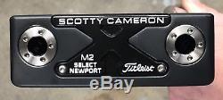 Scotty Cameron Select Newport M2 Putter NICE RH Tour Black Finish MSS