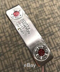 Scotty Cameron Select Newport Putter 34 Inch Putter Red Scotty Cameron Grip