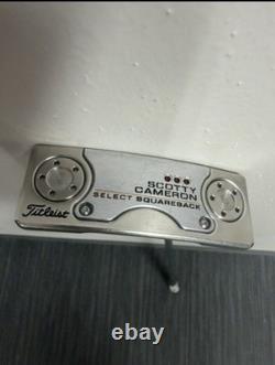 Scotty Cameron Select Squareback Putter RH Steel Silver SuperStroke+Cover
