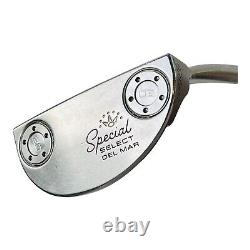 Scotty Cameron Special Select Del Mar Titleist 34 Putter Steel Shaft Headcover