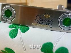 Scotty Cameron Special Select Newport 2 Fighting Irish Themed 34 RH with HC