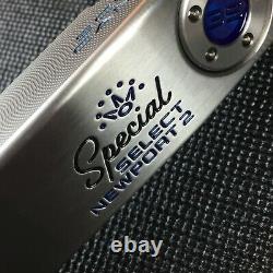 Scotty Cameron Special Select Newport 2 Putter 34/353g Custom Shop Blue Paint