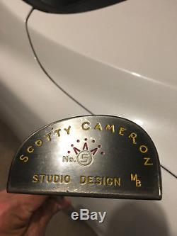 Scotty Cameron Studio Design #5 Putter Right Hand 33 inch Excellent Condition