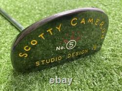 Scotty Cameron Studio Design No. 5 Mallet Putter / RH / Steel 35 / jl9900