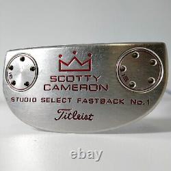 Scotty Cameron Studio Select Fastback 1 Putter RH with Headcover 34