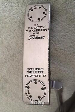 Scotty Cameron Studio Select Newport 2 Putter, RH, 35, Great Condition