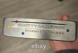 Scotty Cameron Studio Stainless 303 Newport Beach Putter. Approx. 34 SS Mid2.0